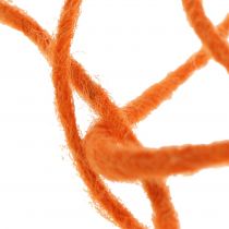 Prodotto Cordone di lana arancione 3 mm 100 m