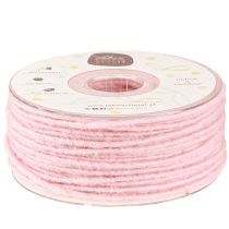 Prodotto Cordone di lana rosa 3 mm 100 m