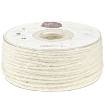 Prodotto Cordone di lana bianco 3 mm 100 m
