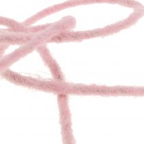 Prodotto Cordone di lana rosa 3 mm 100 m