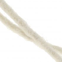 Prodotto Cordone di lana bianco 3 mm 100 m