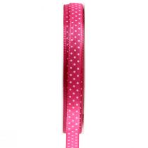 Prodotto Nastro regalo nastro decorativo punteggiato rosa 10 mm 25 m