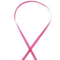 Prodotto Nastro regalo nastro decorativo punteggiato rosa 10 mm 25 m