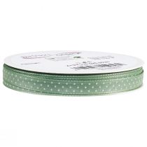 Prodotto Nastro regalo nastro decorativo punteggiato verde menta 10 mm 25 m