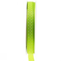 Prodotto Nastro decorativo punteggiato nastro regalo Verde maggio 10 mm 25 m