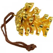 Prodotto Pigna decorazione pigne da appendere Oro H6cm