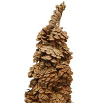 Prodotto Decorazione a cono per albero di Natale, naturale, 14×50cm