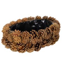 Prodotto Vaso ovale a forma di pigna, 30 cm