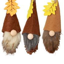Prodotto Ciondolo gnomo cono decorazione gnomo gnomo autunnale H10cm 6 pz