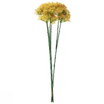 Prodotto Aglio ornamentale selvatico Allium artificiale giallo 70 cm 3 pezzi