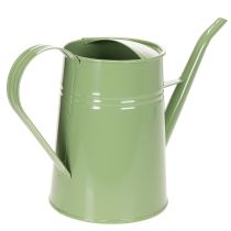 Prodotto Annaffiatoio vintage in metallo per interni, verde menta, 1,7 l, vaso decorativo, design retrò, H23 cm