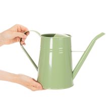 Prodotto Annaffiatoio vintage in metallo per interni, verde menta, 1,7 l, vaso decorativo, design retrò, H23 cm