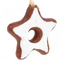 Decorazioni per l&#39;albero di Natale stelle di cannella decorazione stella plastica 5cm 24 pezzi
