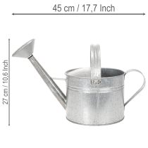 Prodotto Annaffiatoio vintage in zinco, 27 cm - fioriera per giardino e patio, vaso da fiori in metallo