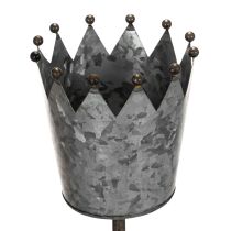 Prodotto Corona decorativa dall'aspetto anticato per aiuola o vaso di fiori, 95 cm