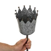Prodotto Corona decorativa dall'aspetto anticato per aiuola o vaso di fiori, 95 cm