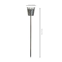 Prodotto Corona decorativa dall'aspetto anticato per aiuola o vaso di fiori, 95 cm