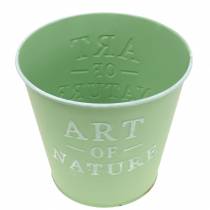 Prodotto Vaso da fiori in zinco Art of Nature verde menta Ø17,5 cm H15 cm