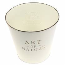 Prodotto Fioriera Zinco Art of Nature Crema Ø17,5cm H15cm