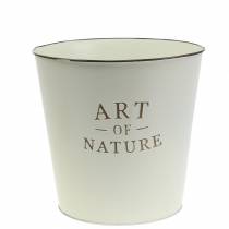 Prodotto Fioriera Zinco Art of Nature Crema Ø17,5cm H15cm