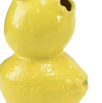 Prodotto Vaso limone vaso porta fiori giallo decoro estivo in ceramica H20cm
