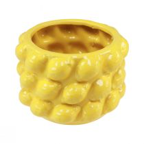 Prodotto Vaso da fiori in ceramica giallo limone Ø18cm H13cm