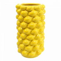 Prodotto Vaso limone vaso giallo limone decoro estivo Ø15cm H30cm