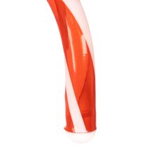 Prodotto Decorazione artificiale a forma di bastoncino di zucchero rosso e bianco, 35 cm, 3 pezzi