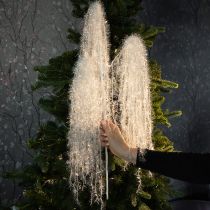 Prodotto Ramo invernale artificiale bianco con effetto neve e brina, 70 cm