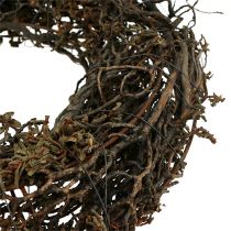 Ghirlanda di rami Ø25cm 2pz. Natura