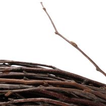 Prodotto Ghirlanda decorativa classica in salice per composizioni creative, 59 cm