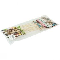 Prodotto Decorazione nana con fiore spina fiore legno 4×10,5 cm 12pz