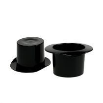Prodotto Cilindro nero 7 cm 9 pz
