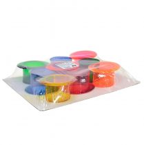 Prodotto Cilindro decorativo per fioriera decorazione da tavolo colorata 12×10×6,5 cm 9 pezzi