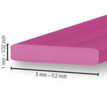 Prodotto Filo piatto in alluminio rosa 5mm 10m