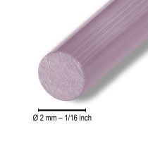 Prodotto Filo di alluminio Ø2mm filo decorativo rosa tondo 500g 60m