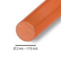 Prodotto Filo di alluminio arancione Ø2mm filo artigianale alluminio 500g 60m
