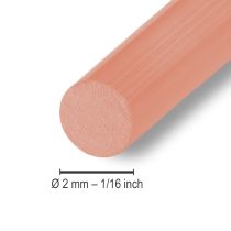 Prodotto Filo di alluminio 2mm filo per gioielli oro rosa 500g 60m