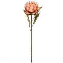 Prodotto Fiore artificiale di carciofo autunno arancione aspetto secco Ø15cm 73cm
