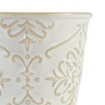 Prodotto Vaso per piante in ceramica bianco Ø7cm H8cm 4 pezzi