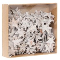 Prodotto Mini stelle di betulla da 2 cm a 2,5 cm, sbiancate, 150 pezzi