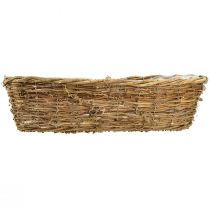 Prodotto Portafiori cesto per piante di vite ovale naturale 49,5x22x13cm