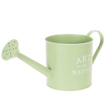 Prodotto Vaso da fiori, annaffiatoio decorativo, fioriera in zinco verde menta, Ø16,5 cm