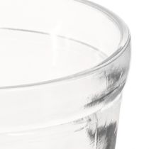 Prodotto Fioriera in vetro trasparente Ø11cm H10,5cm 2 pezzi