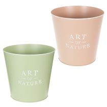 Prodotto Vaso da fiori in zinco Ø22cm H21cm. Vari colori.