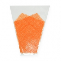 Prodotto Sacchetto di fiori modello di iuta arancione L40cm B12-30 50 pezzi