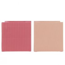 Prodotto Portafiori portafiori rosa salmone 12 cmx12 cm 6 pz