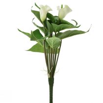 Prodotto Calla Lily Kalla Fiori artificiali Fiori esotici bianchi 34 cm