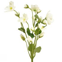 Prodotto Rose di Natale fiori artificiali decorazioni natalizie bianche 37 cm 2 pezzi
