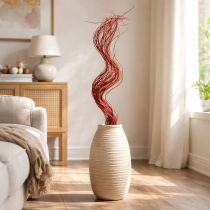 Prodotto Ramo decorativo essiccato di salice riccio per composizioni floreali creative e accessori per la casa, 80 cm, 70 g.